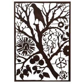Deborah Mersky (WA) Ornate Cut Steel Panel