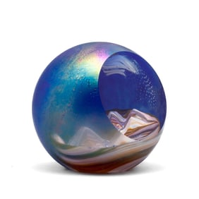 Mandruzzato Murano Sommerso Facet Cut Vases