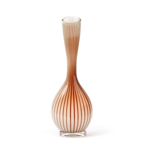 Vicke Lindstrand "Colora" Vase for Kosta 9"