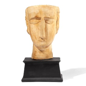 Modigliani /  Cycladic Style Sculpture Head