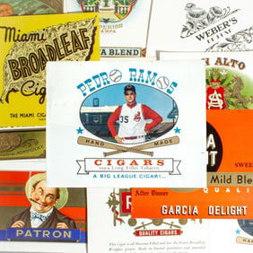 Collection 150+ Antique / Vintage Cigar Box Labels