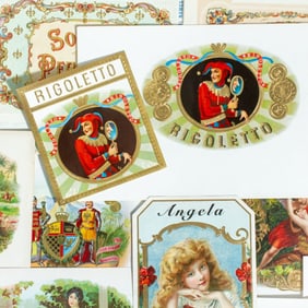 Collection 100+ Antique / Vintage Cigar Box Labels