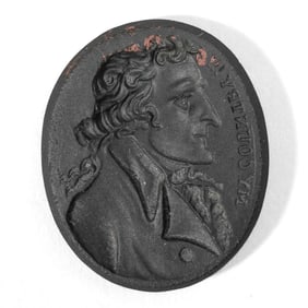 Wedgwood Basalt Thomas Paine Intaglio Seal