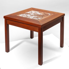 John Keal Brown Saltman Copper & Walnut Table