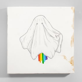 Joey Veltkamp (WA) "Rainbow Ghost" Acrylic