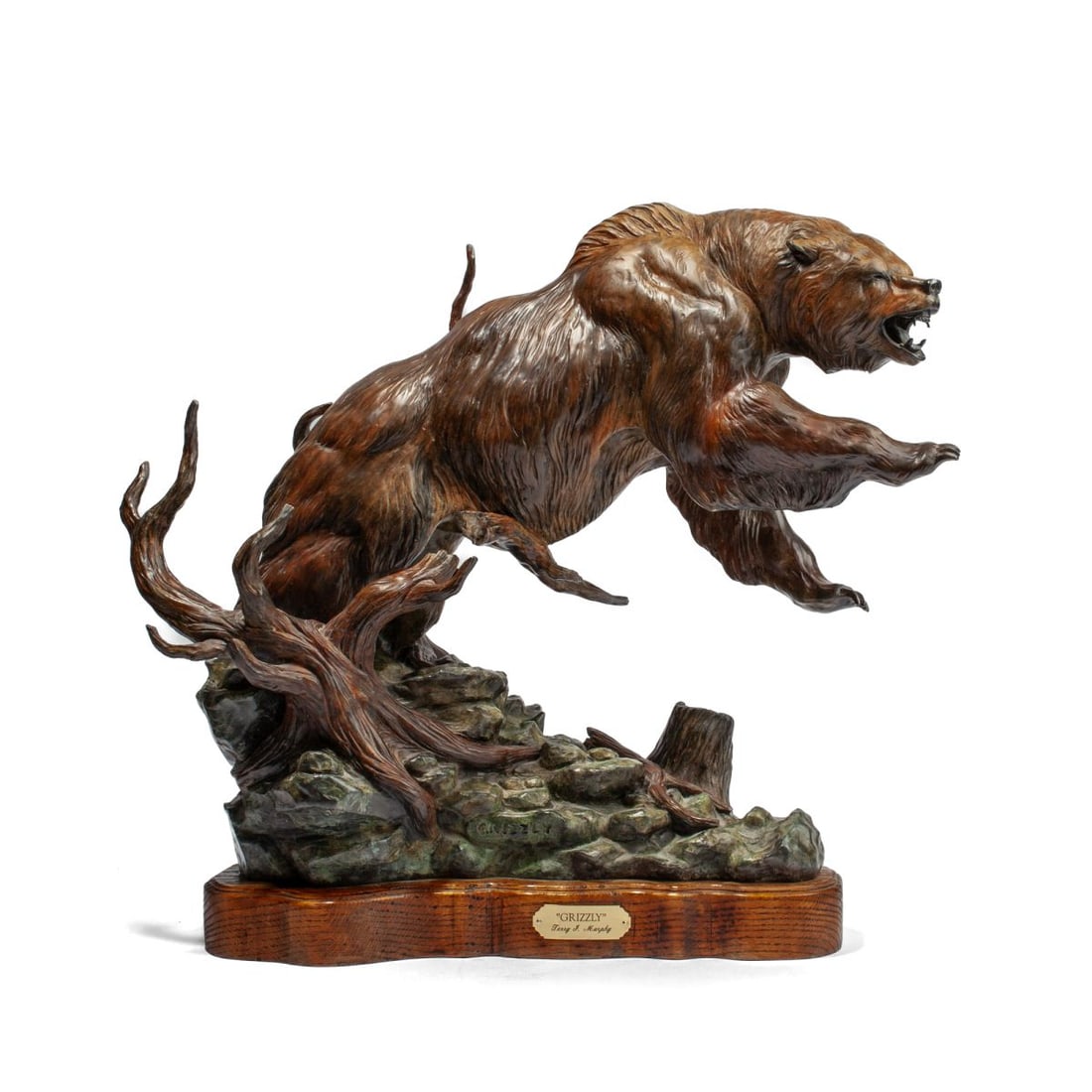 TERRY J. MURPHY "GRIZZLY" LARGE BRONZE SCULPTURE (1 of 8)