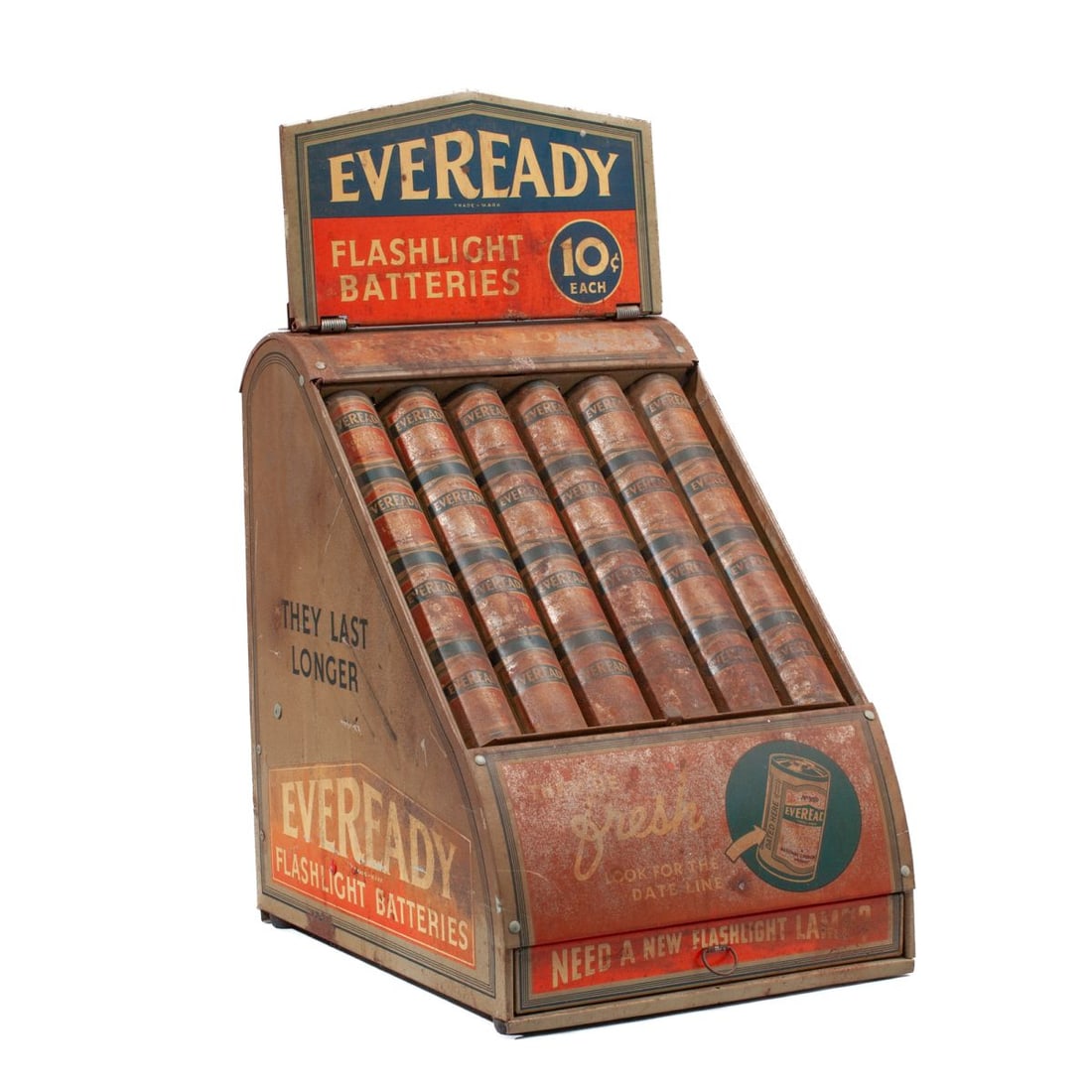 Vintage Eveready Batteries Advertising Display (1 of 9)