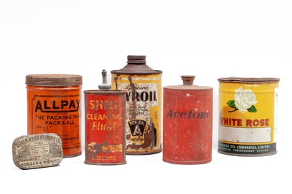 Group Automotive Cans & Box / White Rose Grease