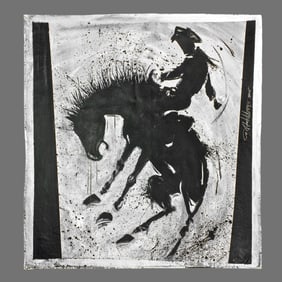 Richard Hambleton Marlboro Man Acrylic on Canvas