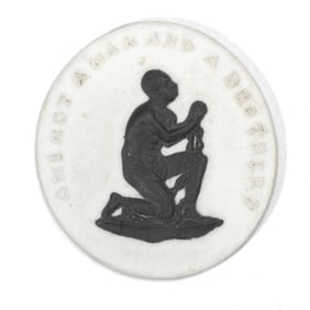 Wedgwood Anti-Slavery Jasperware Medallion 1958