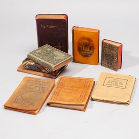 Antique Miniature Books / Mauchline Ware