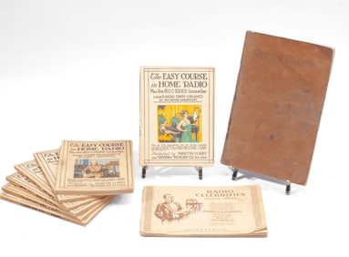 1922 "The Easy Course in Home Radio" Booklets