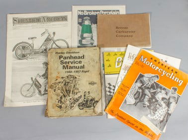 Motorcycle Ephemera - Breeze Carburetor - Harley