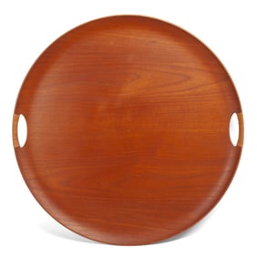 Large Fritz Hansen Denmark Teak Tray 23 5/8"
