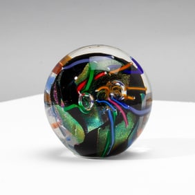 Glass Eye Studio Paperweight 2001