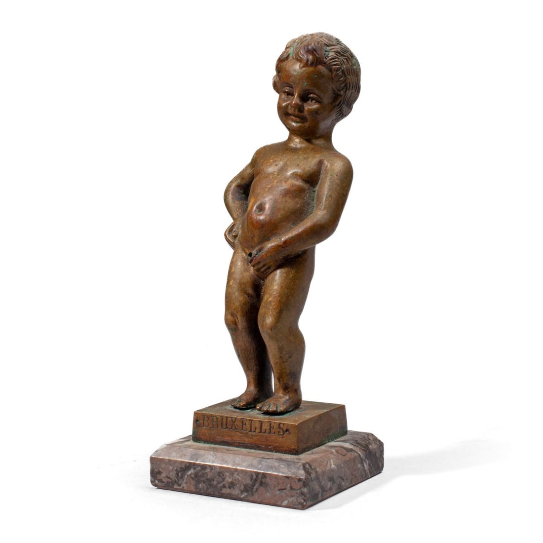 Antique Cast Bronze Statuette of Mannekin Pis (1 of 7)