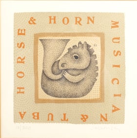 Carol Jablonsky (1939-1992) Signed Lithograph