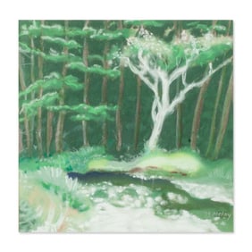 Rebecca Meloy Pastel Tree Landscape