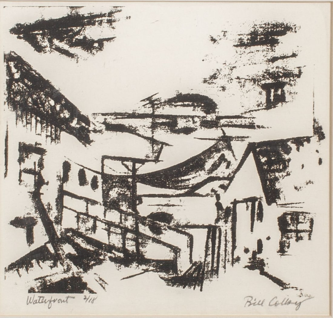 Bill Colby (1927-2019, WA) Silkscreen Print (1 of 4)