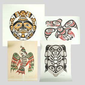Tony & Richard Hunt NW Coast Native Serigraphs