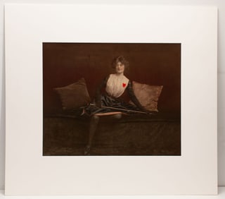 1900 Gibson Girl Fencer Photograph / James Arthur