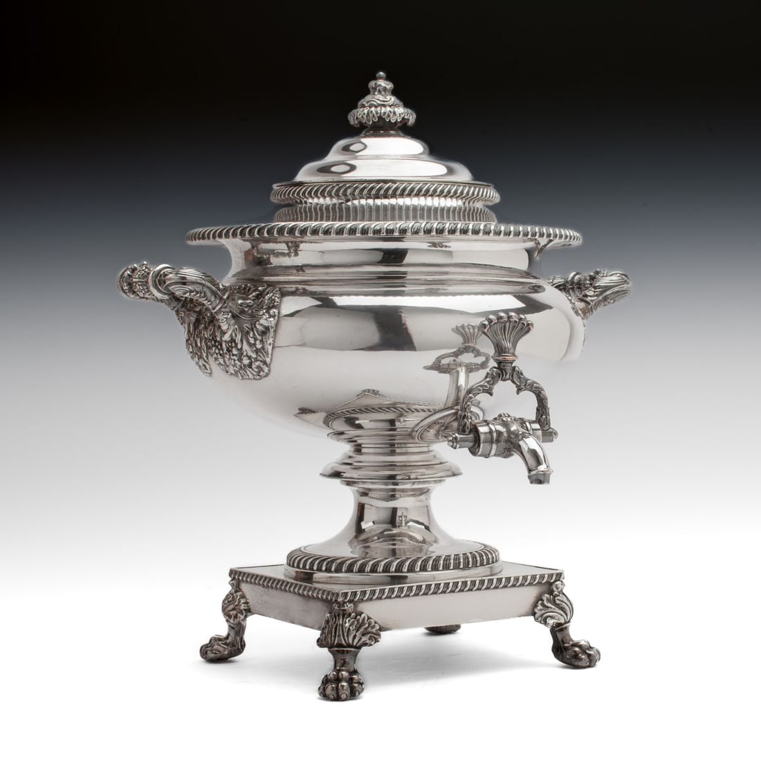 Regency Old Sheffield Plate Coffee/ Hot Water Urn (1 of 9)