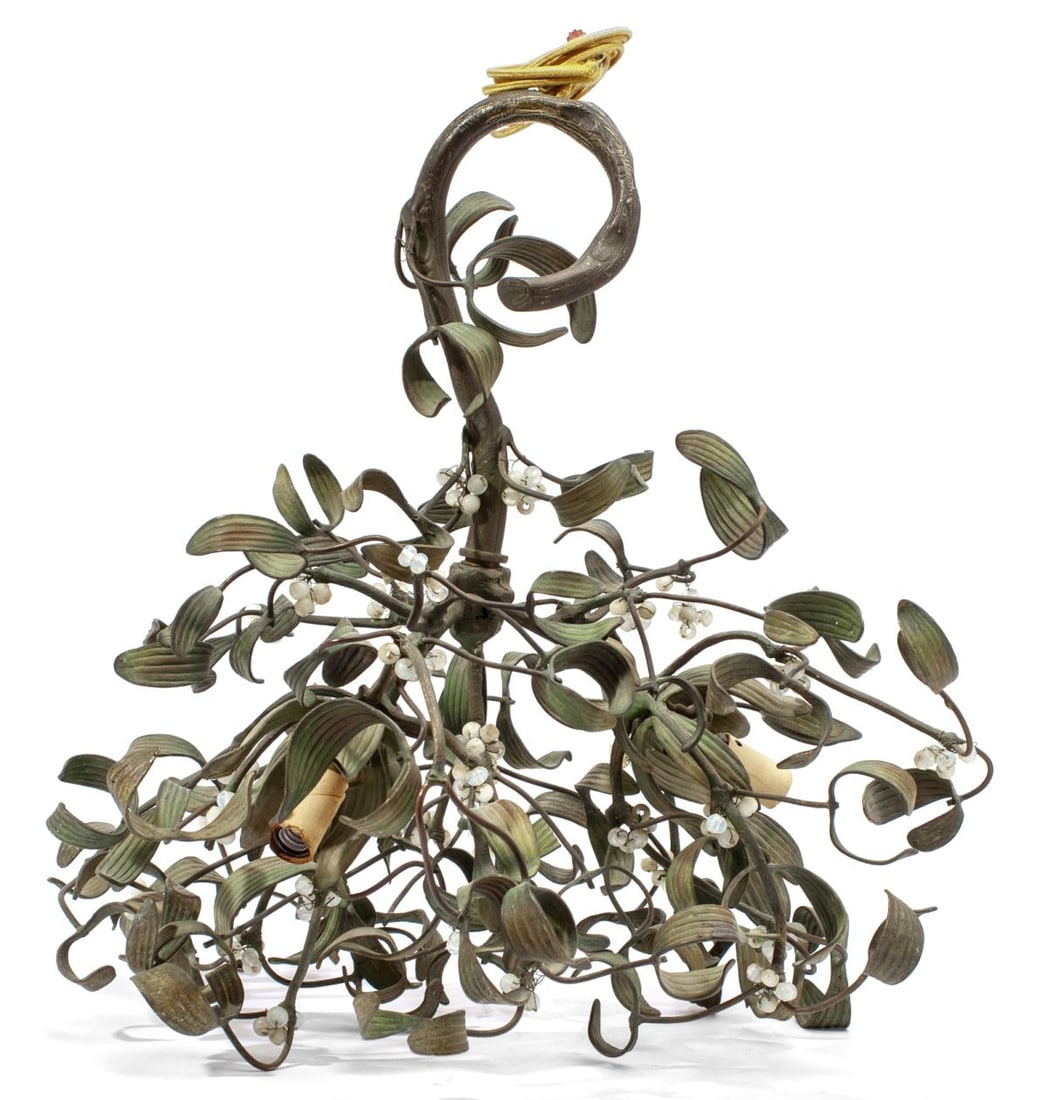 Antique Bronze Mistletoe Chandelier (1 of 8)