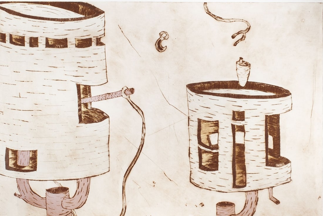 Blake Haygood (WA) "Nozzler" Color Etching (1 of 5)