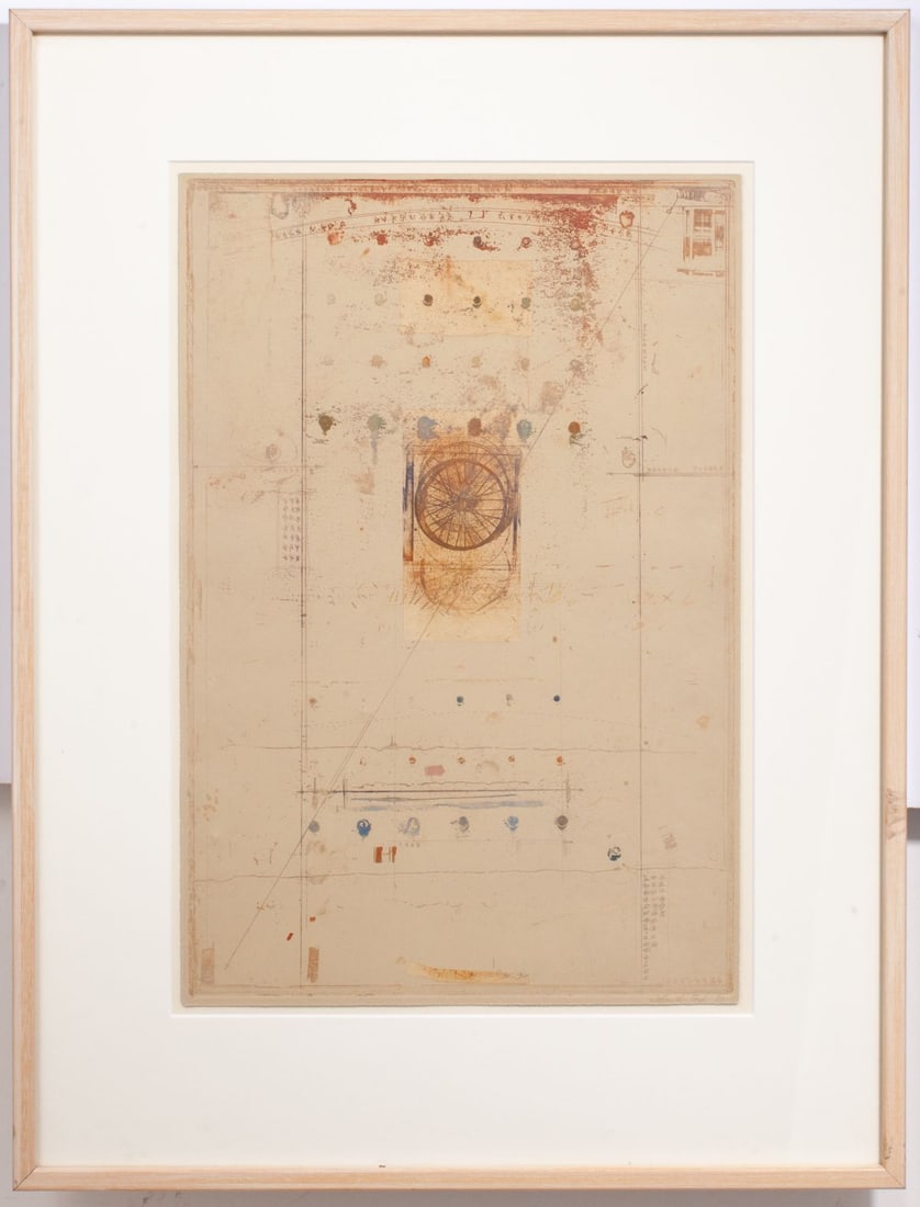 John W. Ford Monoprint Triptych - 3