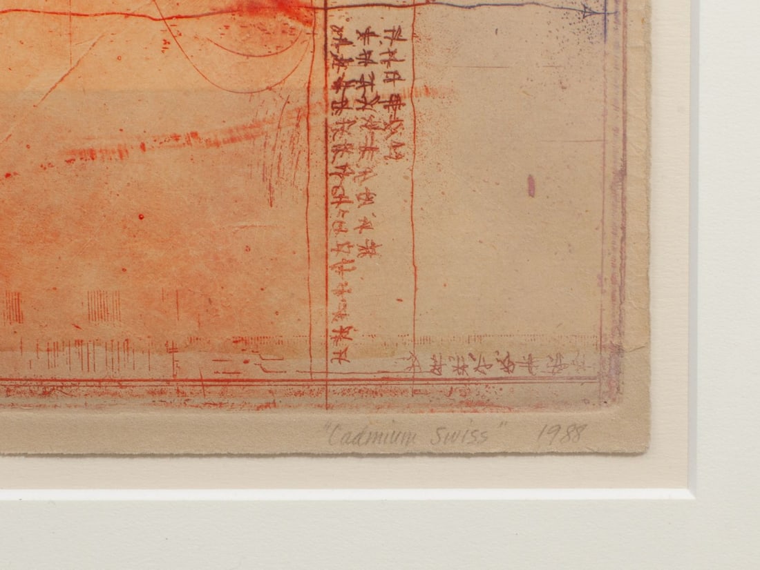 John W. Ford Monoprint Triptych - 5