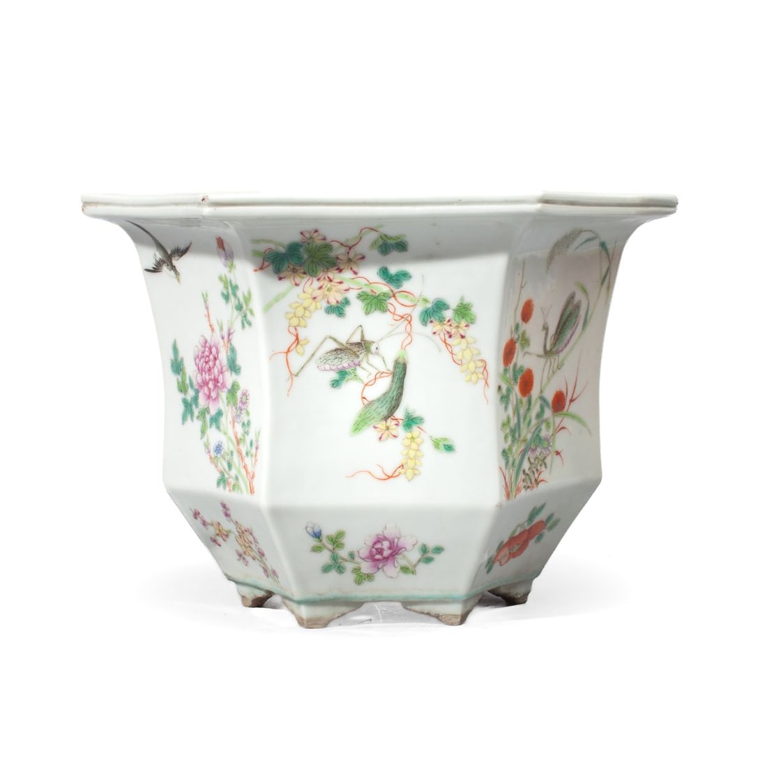 Chinese Republic Period Famille Rose Planter (1 of 9)
