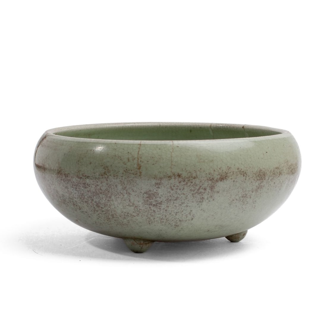 Large Chinese Celadon Tripod Basin (1 of 8)