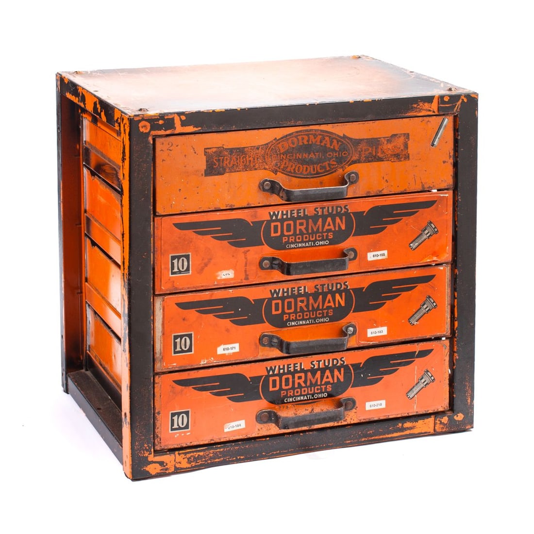 Vintage Dorman 4-Drawer Metal Parts Cabinet (1 of 5)