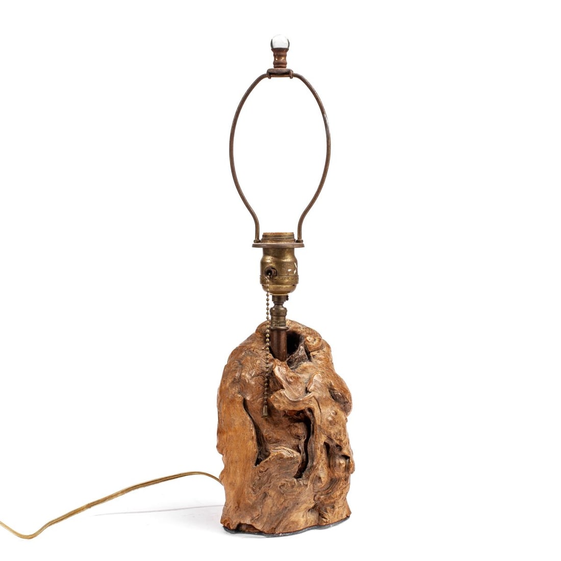 Vintage Organic Burlwood Desk Lamp (1 of 5)