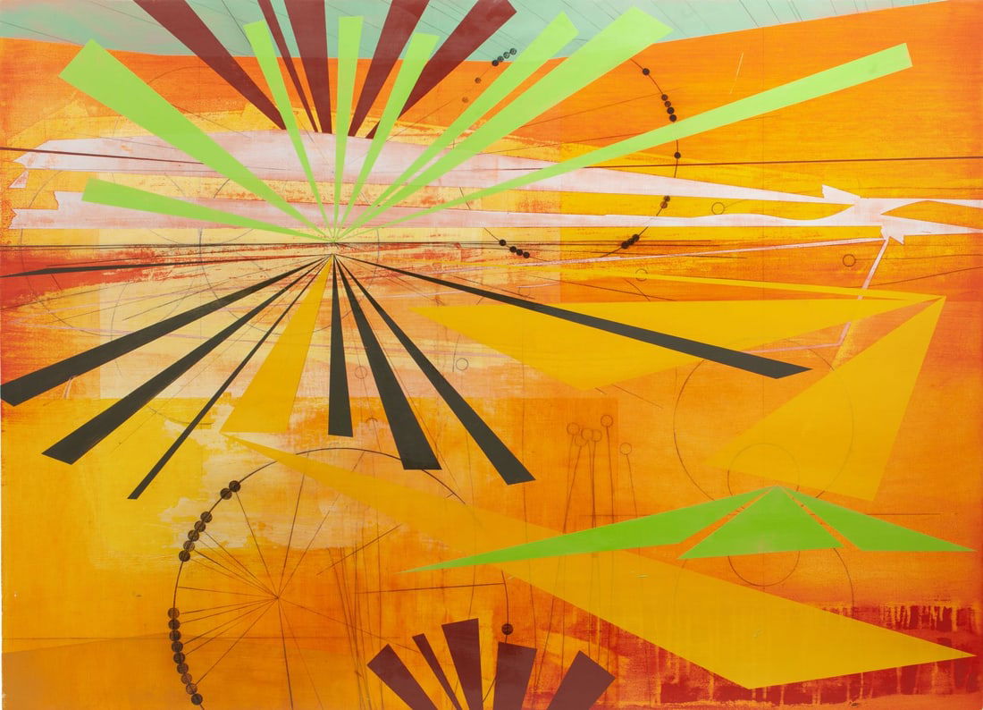 David Collins "Caterwal" Oil on Canvas, 2007 (1 of 4)