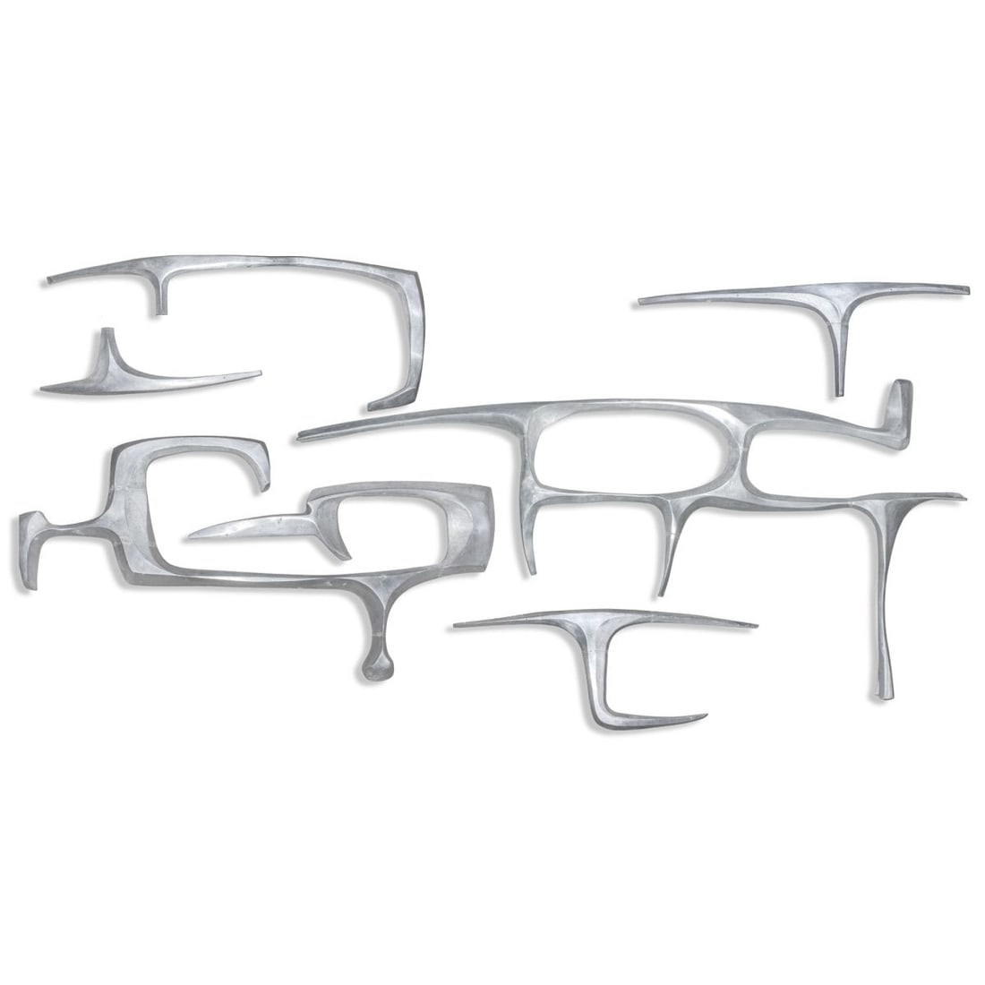 Aluminum Modernist Sculpture Attr. Val Welman (1 of 19)