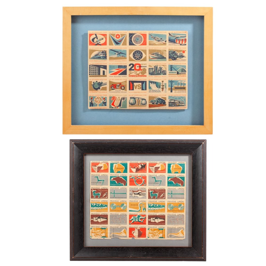 Mid Century Czechoslovakian Matchbox Labels (1 of 4)