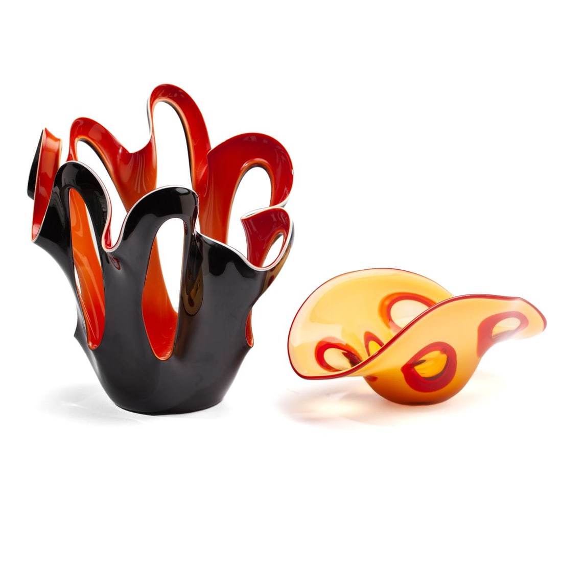 Mod Studio Art Glass Vase & Bowl (1 of 6)