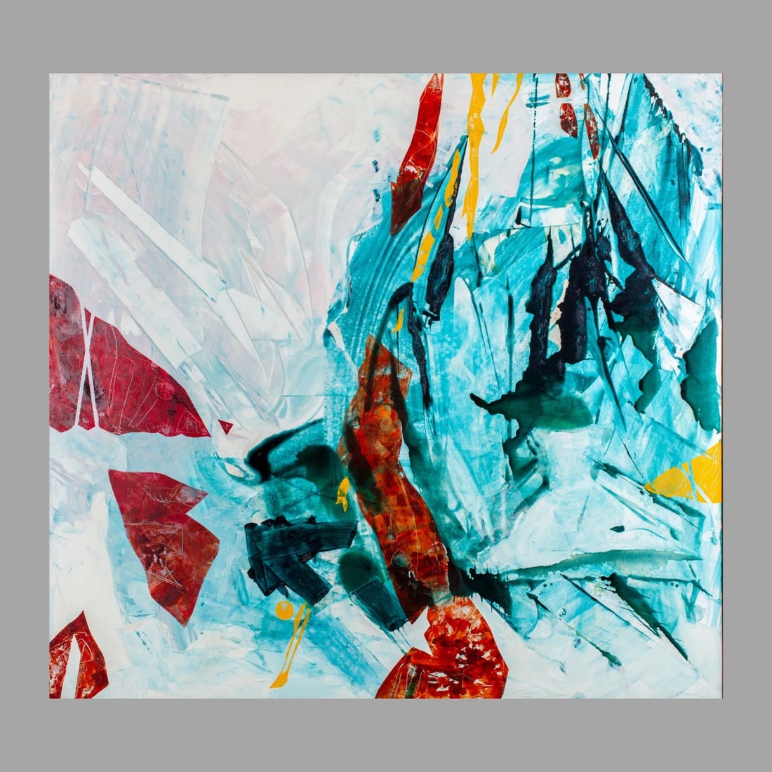 CAMILLE PATHA "ON RUSH" LARGE OIL ON CANVAS, 2004 (1 of 6)