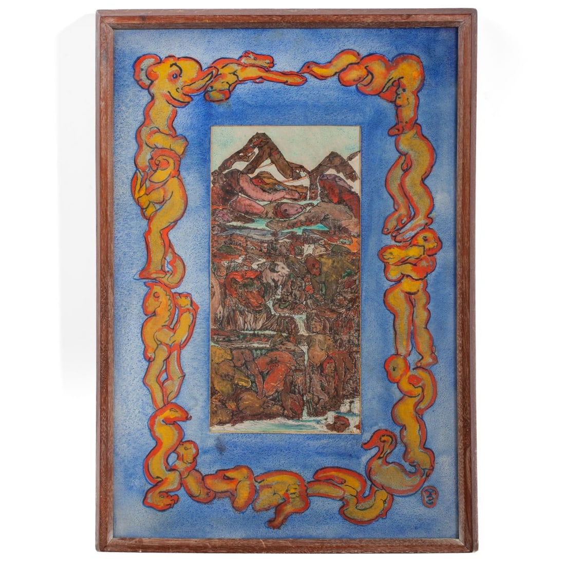 Peter Fortune Watercolor & Ink Over Silver (1 of 3)