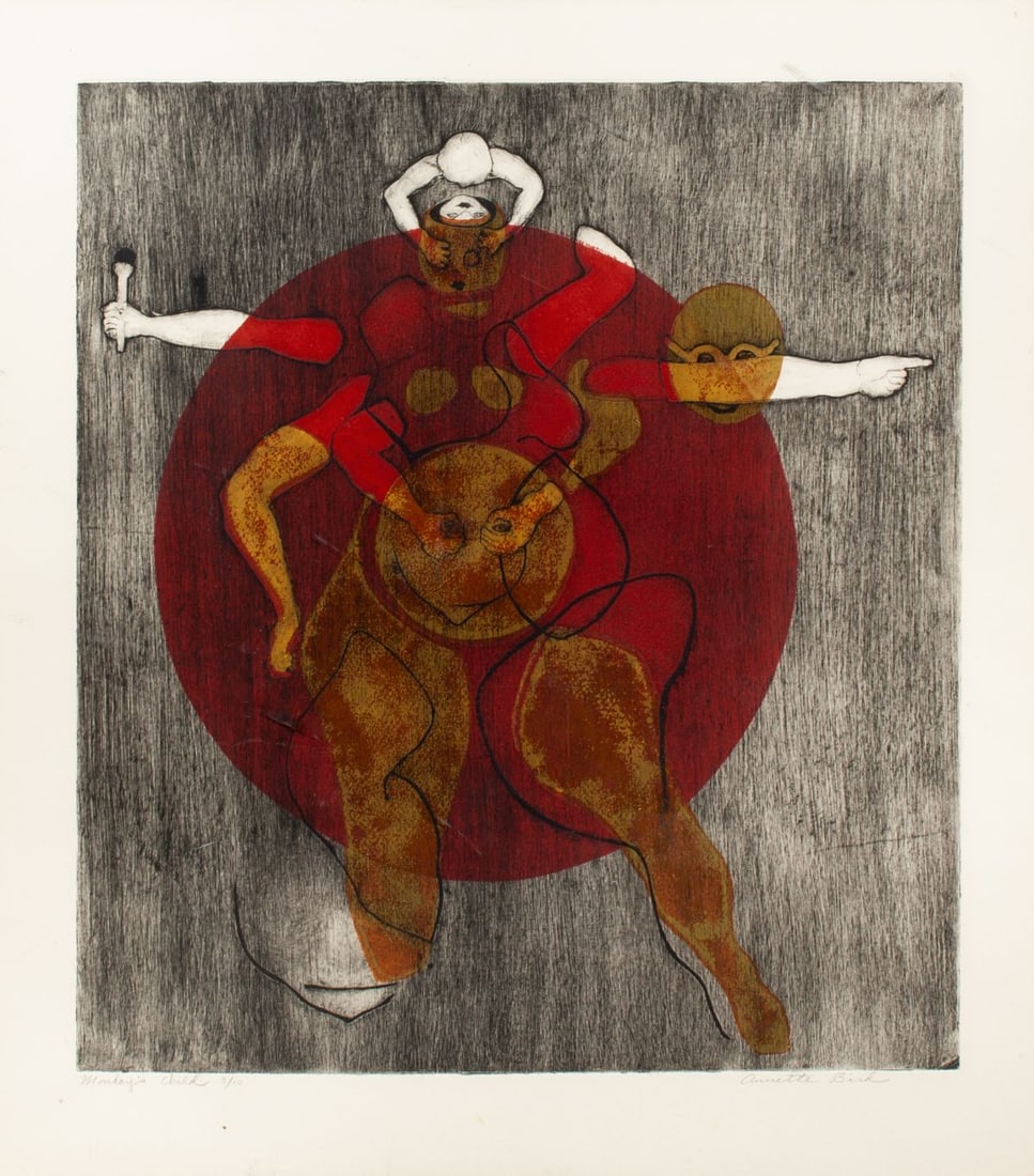 Annette Bird "Monday's Child" Color Etching (1 of 3)