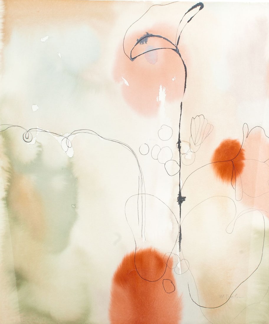 Marsha Boston "Malva" Mixed Media on Paper (1 of 4)