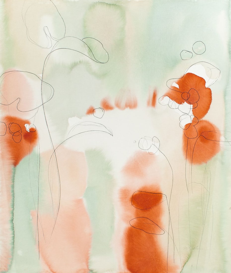 Marsha Boston "Wintergreen" Mixed Media on Paper (1 of 4)
