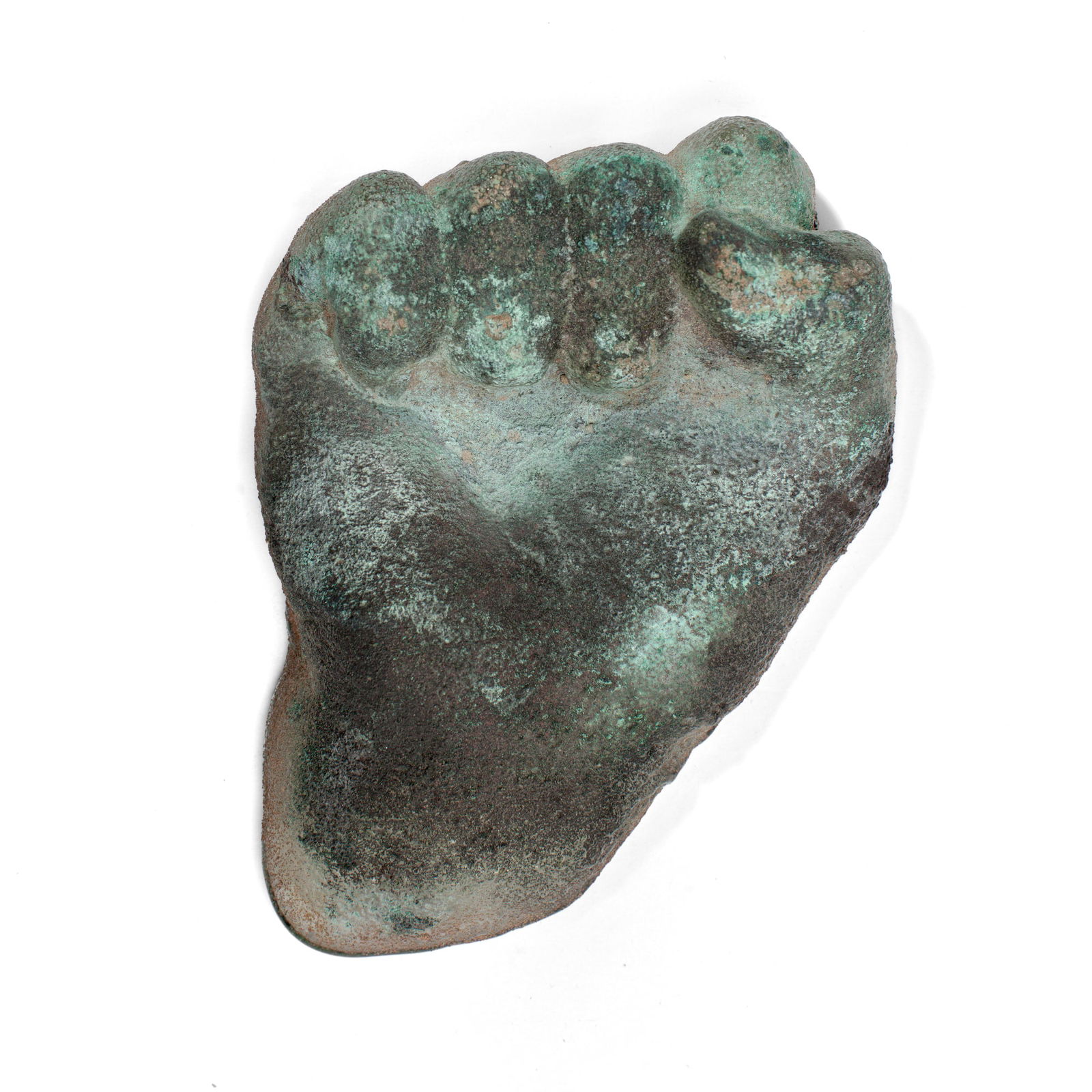 "Just Say No" Pilchuck Cast Glass Hand Artwork (1 of 2)