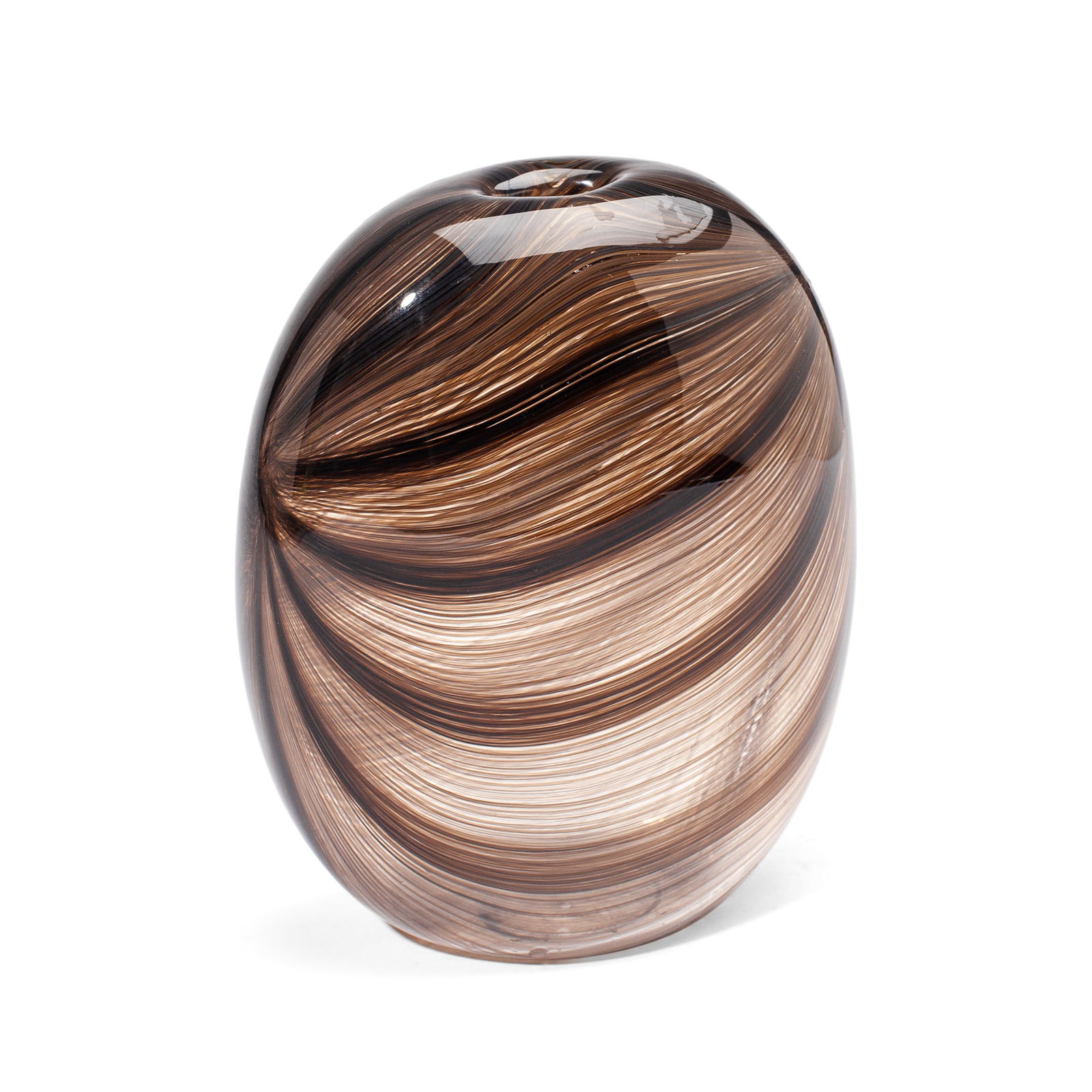 Attrib. Lino Tagliapietra Filigrana Art Glass Vase (1 of 3)