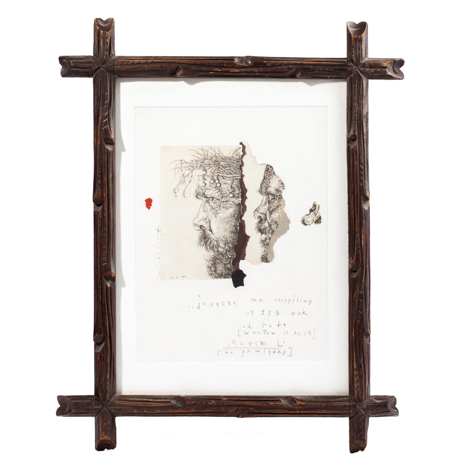 Eugeniusz Get Stankiewicz Collaged Etching (1 of 2)