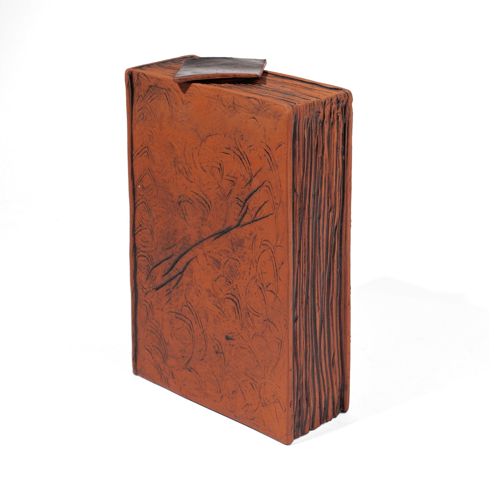 Margorie Levy (WA) Terracotta "Book" Urn, 2012 (1 of 4)