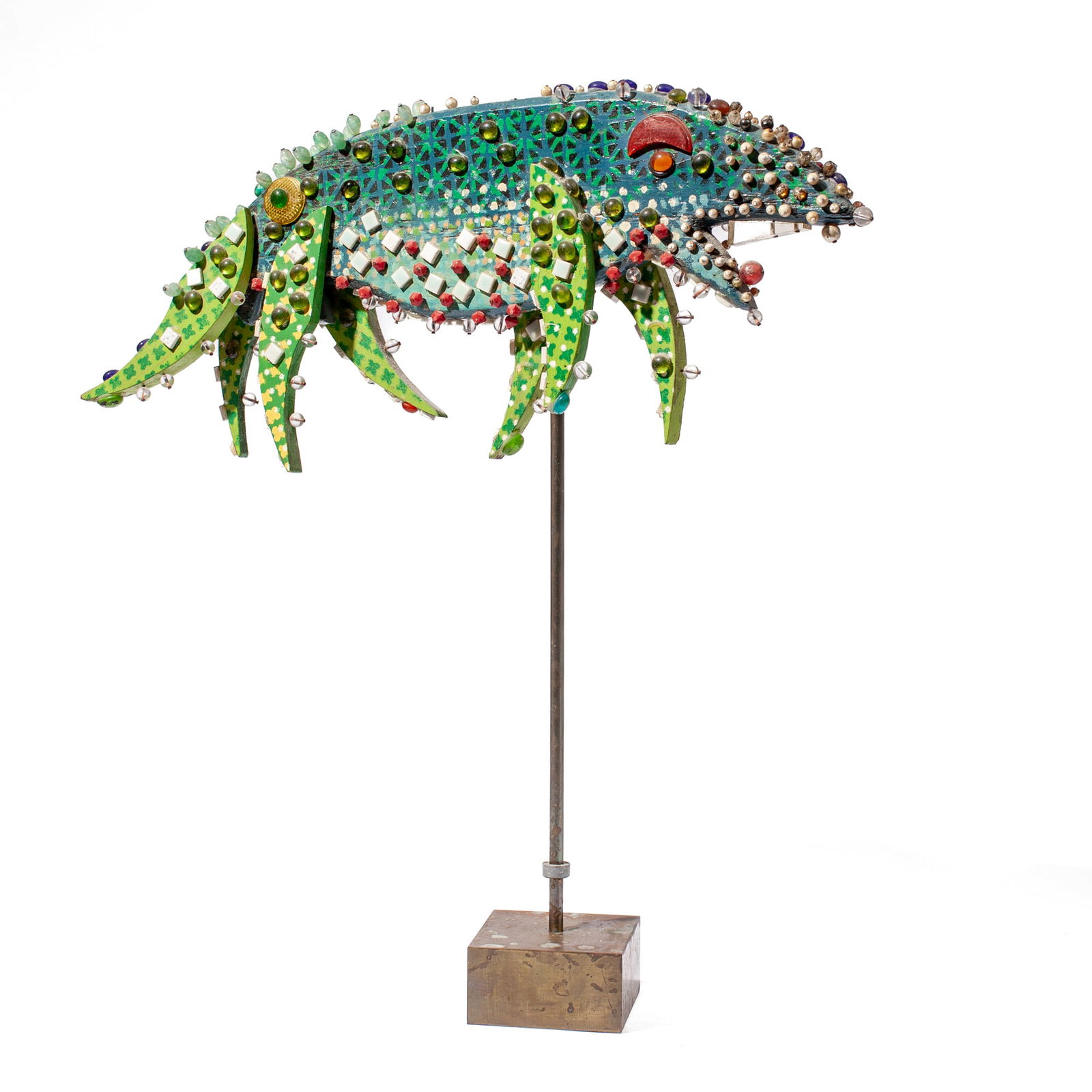 Gerome Kamrowski "Blue Beast" Mixed Media (1 of 4)