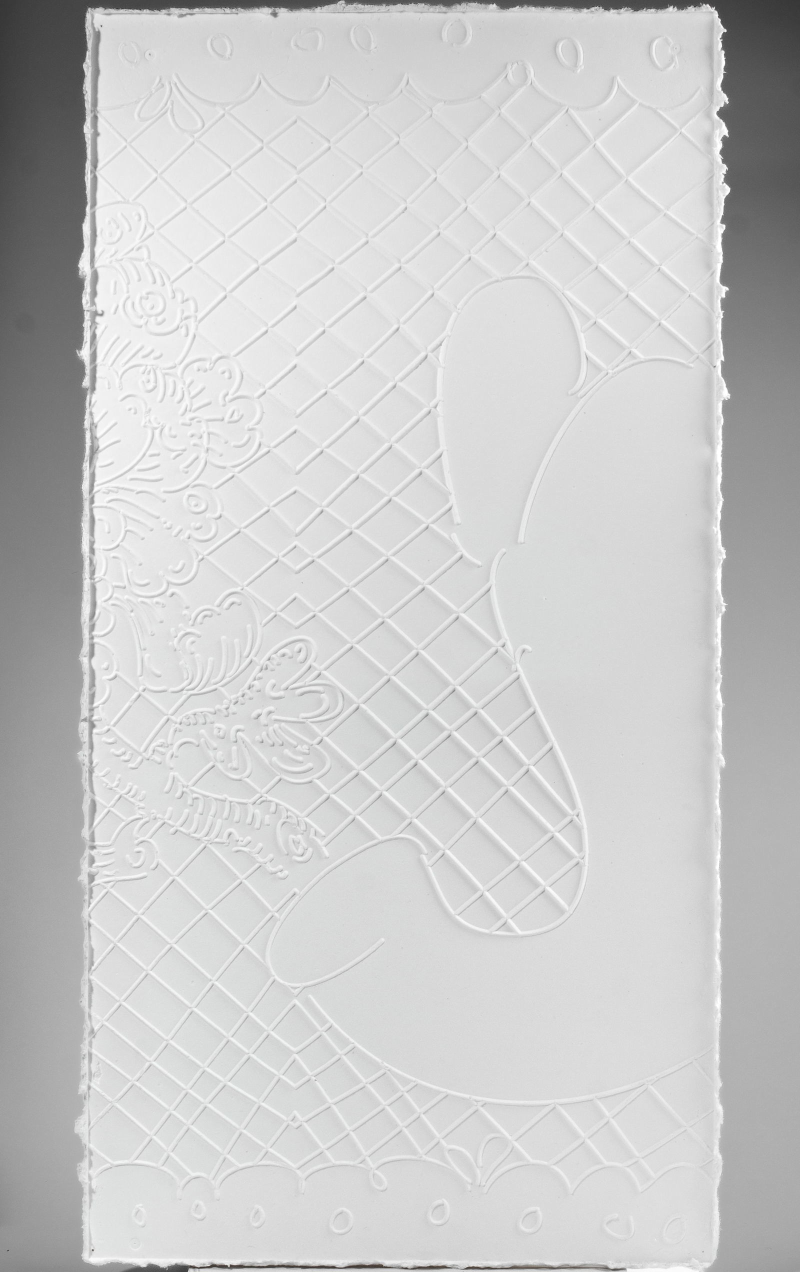 Jeffry Mitchell "Elephant " Molded Paper Panels - 4