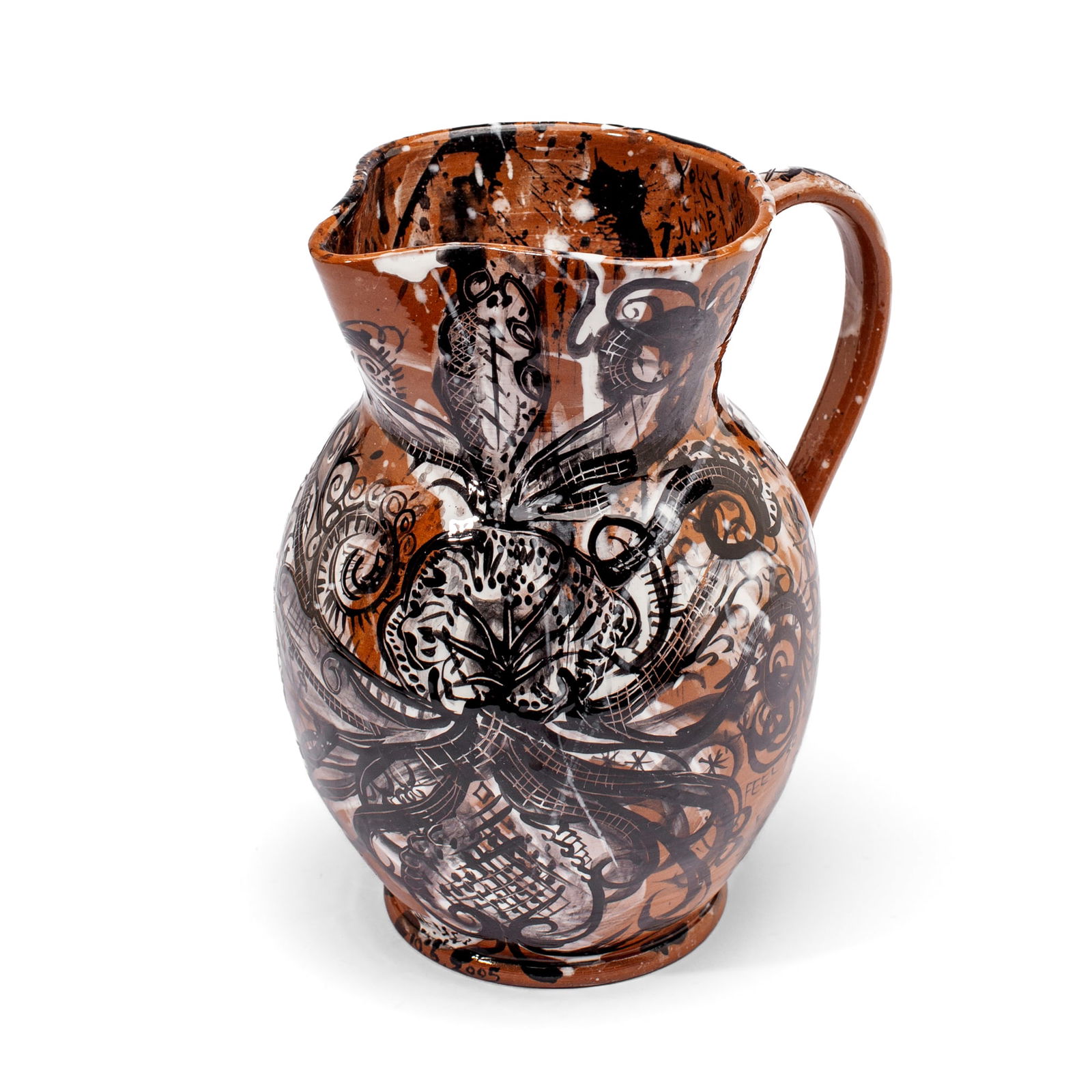 Dick Weiss (WA) Terracotta Pitcher, 2005-2015 (1 of 4)